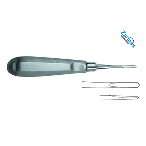 Elevador de Raíces Flohr de Acero Inoxidable de Alta Calidad, Figura 46, Ancho 3.0 mm, Fabricante y Exportador de Instrumentos Dentales - Product Image 6