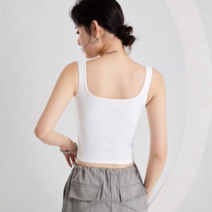 New Arrivals Custom Workout Tank <b>Top</b> <b>80</b>% Nylon 20% Spandex Quick Dry Breathable Sports Tank <b>Top</b> for Women - Product Image 3