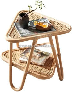 Vente en gros de table basse et de table d'appoint en bambou écologique et minimaliste pour la décoration du salon Type debout - Product Image 1