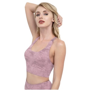 Logo personnalisé femmes vêtements de sport OEM nouveau style course à pied entraînement soutien-gorge imprimé personnalisé sublimé soutien-gorge de sport grande taille yoga - Product Image 1