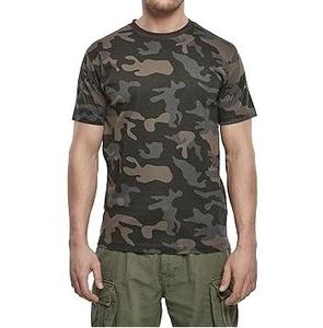 เสื้อยืดแขนสั้นลายพรางสำหรับผู้ชาย ทรงปกติ คอกลม ผ้าเจอร์ซีย์ลำลอง ผ้าฝ้าย ระบายอากาศได้ดี เหมาะสำหรับใส่กลางแจ้ง - Product Image 1