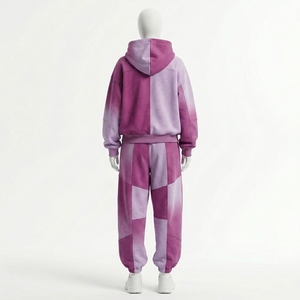 Survêtement zippé pour homme de haute qualité, imprimé sur mesure, en coton, vente en gros - Product Image 2