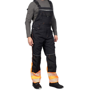 Fabricant en gros de vêtements de travail : Salopette de travail haute visibilité pour hommes, ignifuge, avec bretelles - Product Image 3