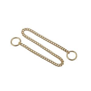 Collar de Cadena para Mascotas, Fabricado en Taiwán por un Fabricante Profesional, Eslabones Cortos, Chapado en Oro - Product Image 1