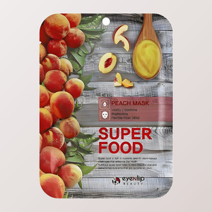 Productos coreanos para el cuidado de la piel K-Beauty Superfood Peach Mask Hecho en Corea 10 piezas mascarilla facial en láminas - Product Image 3