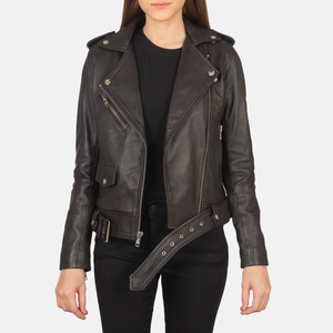 Nouvelle veste en cuir pour femmes, style outdoor, grande taille, courte, slim, manches longues - Product Image 3