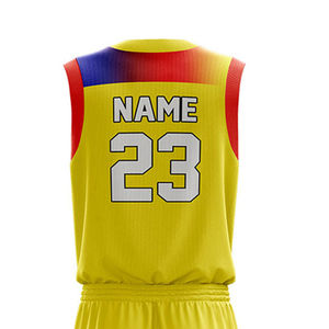 ชุดบาสเก็ตบอลโพลีเอสเตอร์คุณภาพดีที่สุด ชุดกีฬาคุณภาพสูง ออกแบบใหม่ตามสั่งสำหรับผู้ชาย บริการ OEM - Product Image 6