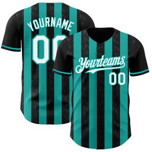 Wholesale Custom 100% Polyester Printed Baseball Jersey Breathable Full Button Short Sleeve All Seasons Uniform - Product Image 3