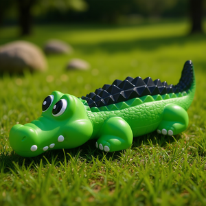 Juguete de Látex con Sonido de Cocodrilo de 33 cm para Mascotas - Product Image 3