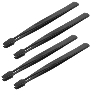 Pinzas para Pestañas de Acero Inoxidable WORLD PRECISION SURGICAL, Antiestáticas, con Punta Dentada, para Extensión de Pestañas, Multifuncionales - Product Image 1