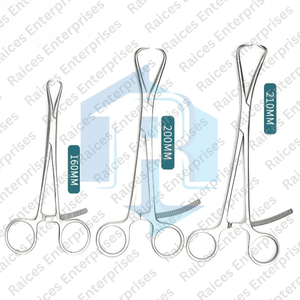 Juego de 3 Pinzas de Reducción Ósea Puntiagudas de 160 mm, 200 mm y 210 mm, de Acero Inoxidable Reutilizable, Instrumento Quirúrgico Ortopédico - Product Image 6