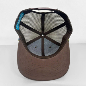 Casquette de pêche vierge 6 panneaux en gros, dos en maille, structurée, avec corde décorative, personnalisable, pour hommes, usine du Vietnam - Product Image 4