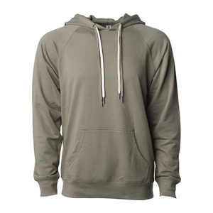 Sweat-shirt à capuche unisexe léger en molleton French Terry, coupe raglan, doux, vierge, multicolore, vente en gros, logo personnalisé B2B - Product Image 1
