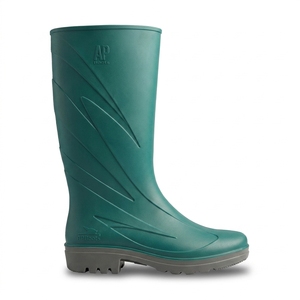Green Light Weight Outdoor <b>Knee</b> <b>High</b> Rain Boots Waterproof Rubber Work Wellies Anti Slip Lace up for Farming Construction - Product Image 5