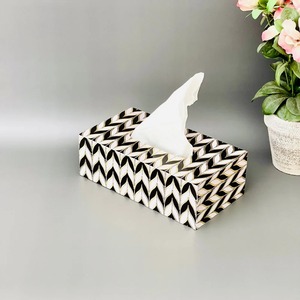 Elegant Wooden Printed Tissue And Napkin Box <b>Cover</b> Handmade Decorative Organizer For <b>Dining</b> <b>Table</b> Living Room Bedroom Decor - Product Image 6
