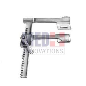 Suministros de dispositivos médicos Burford Rib Retractor Manual dos pares de cuchillas 47x62mm/65x62mm extensión 200mm certificado CE ortopédico - Product Image 1