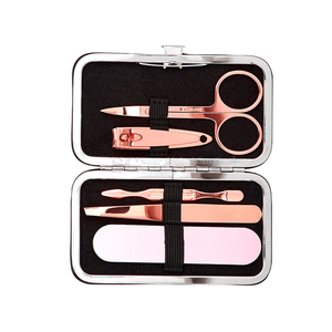 Kit de manucure et pédicure en acier inoxydable de qualité supérieure pour adultes - Design classique avec lime à ongles, ciseaux et coupe-ongles - Product Image 5