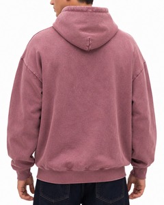 Sweat à capuche vintage délavé pour homme en coton doux, coupe oversize, style décontracté, pour le quotidien, avec service OEM - Product Image 6
