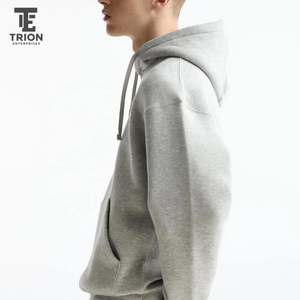 Pure Cotton <b>Hoodie</b> for Winter Season <b>Black</b> <b>Men's</b> Oversized <b>Hoodie</b> with Drop Shoulders at Wholesale Prices Thermal <b>Hoodie</b> for <b>Men</b> - Product Image 4