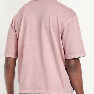 Camiseta Deportiva de Punto Personalizada para Hombre, 100% Algodón, Corte Holgado, Manga Corta, Logotipo Personalizado, Color Personalizado, Ecológica, Transpirable, Talla Grande - Product Image 5