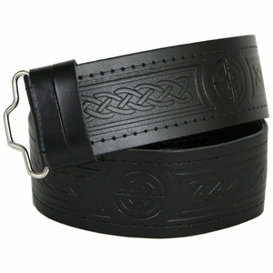 Cinturón de Kilt de Excelente Calidad, Accesorios Musicales Tradicionales Escoceses, Diseño Personalizado, Color y Talla a Medida, Cuero y Metal - Product Image 6