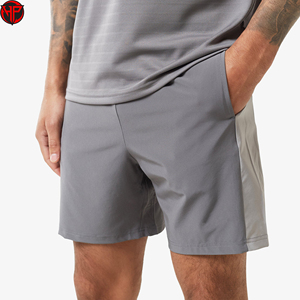 Shorts de course décontractés pour hommes, respirants, à séchage rapide, taille mi-haute, taille élastique, couleur unie, avec poches, shorts de sport - Product Image 3