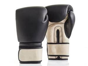 Gants de boxe personnalisés en cuir noir et rouge pour enfant, respirants, à fermeture, très demandés au meilleur prix - Product Image 2