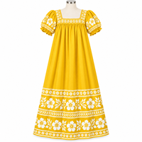 Robe Mumu à imprimé floral hawaïen pour femmes grandes tailles, personnalisable, écologique, lavable, respirante, taille naturelle