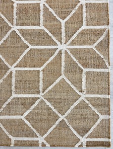 Handmade <b>Thin</b> Jute <b>Rug</b> Geometric Pattern Natural Fiber <b>Rug</b> Modern Farmhouse Area <b>Rug</b> Eco Friendly Flatweave Carpet Home Living - Product Image 6