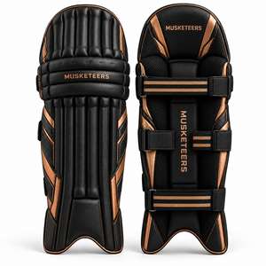 Protège-tibias de cricket pour hommes, modèle professionnel dernier cri, couleurs personnalisées, absorption des chocs durable, sangles réglables - Product Image 3