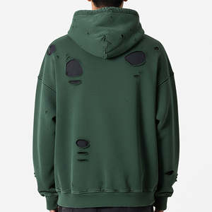 Sweat-shirts à capuche 100% coton unisexes, sweat-shirt personnalisé pour homme, ensemble deux pièces pour le sport de plein air, sweat-shirt décontracté pour homme avec capuche intégrale - Product Image 2