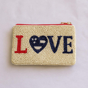 Designer Beaded <b>Mini</b> <b>Pouch</b> for Women Handmade Elegant Clutch Bag for Evening Use at Best Price - Product Image 6