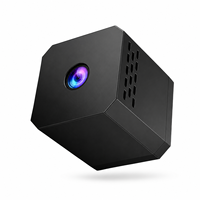 Caméra de sécurité WiFi sans fil HD pour intérieur, mini caméra de surveillance avec détection de mouvement, batterie rechargeable