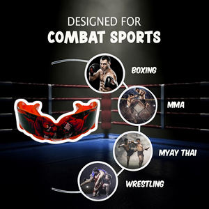 Protège-dents personnalisé avec logo pour Taekwondo, MMA, Football, Basketball, Boxe - Protection dentaire et protège-dents de sécurité - Product Image 3