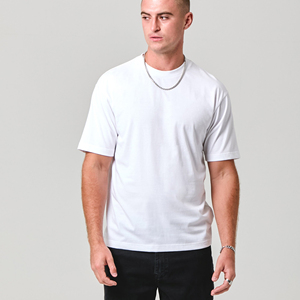 Camiseta de Moda con Logotipo Personalizado para Hombre, Camiseta de Algodón Puro de Alta Calidad - Product Image 2