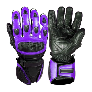 Guantes de Motociclismo Profesionales con Logotipo Personalizado, de Cuero de Primera Calidad, Transpirables y con Pantalla Táctil - Product Image 4