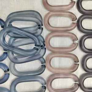 Chaînes murales décoratives en résine époxy transparente colorées et grandes, pour projets DIY, rideau de séparation de pièce ange personnalisé - Product Image 1