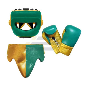 Conjunto Profesional de Boxeo para Entrenamiento y Sparring, Hecho a Medida, Kit de Boxeo Profesional de Cuero Genuino - Product Image 4