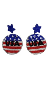 ต่างหูลูกปัดแฟชั่นใหม่ทำด้วยมือคุณภาพสูงจากอินเดียเครื่องประดับสำหรับผู้หญิงต่างหูลูกปัดทรงท่อตัด - Product Image 5