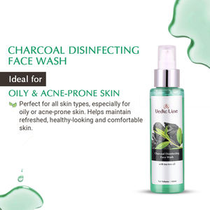 VedicLine Charcoal <b>Face</b> Wash 100ml for Acne Control and Antibacterial Skin Care Available at Best Price - Product Image 5