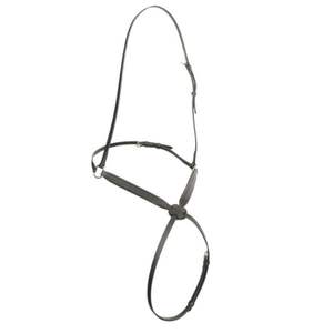 Correa de nariz para caballo de cuero genuino, tipo Grackle, con diseño de canal vacío en forma de 8, con logotipo personalizado, proveedor mayorista OEM, de primera calidad - Product Image 1