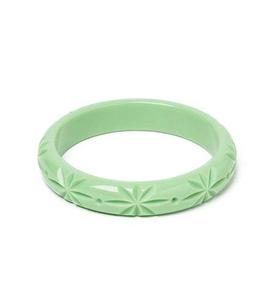 Brazaletes de Resina Tallados a Mano con Diseño de Plantas, Amarillo y Morado, Calidad Premium, Joyería Unisex de Moda para Mujer - Product Image 5