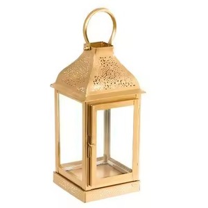 Farol de Metal Artesanal, Portavelas Decorativo para Bodas, Fiestas, Restaurantes, Hoteles, Jardines, Patios, Decoración de Mesa - Product Image 4