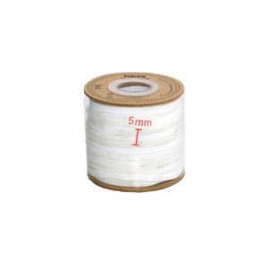 Cinturino elastico Ilan 5 mm x 20 m bianco per accessori per maschere facciali - Product Image 1