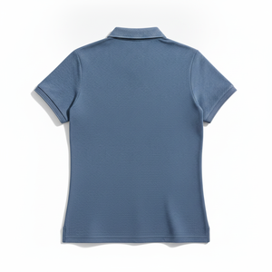 Polo pour femme, qualité supérieure, style décontracté personnalisé, grande taille, motif uni, décoration avec logo personnalisé, 100% coton - Product Image 3