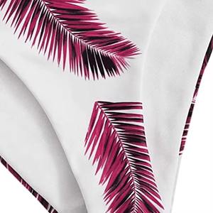 Conjunto de Bikini de Dos Piezas a Cuadros de Spandex/Nylon para Mujer, Transpirable, de Secado Rápido, Fabricante Mayorista OEM - Product Image 4