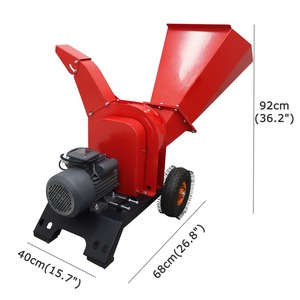 Professional Steel Wood Chipper Shredder Machine With Hydraulic Feed Gasoline <b>Tree</b> <b>Branch</b> Crusher 120HP 220V Heavy Power - Product Image 3