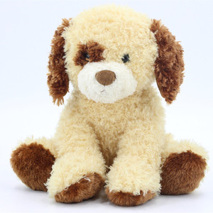Juguete de peluche personalizado para perros, peluche de cachorro suave y mullido, peluche de perro marrón claro/beige. - Product Image 1