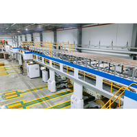 Máquina corrugada de alta calidad, línea de producción de cartón corrugado de 3 5 7 capas completamente automática