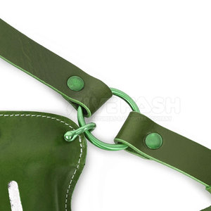 Sacoche de tir à l'arc en cuir de qualité supérieure, coutures robustes, sangle d'épaule réglable, équipement pour l'entraînement et les sports de plein air - Product Image 4